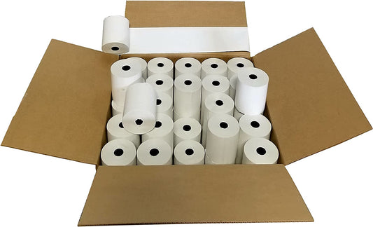 1 Ply Thermal Paper 50 Rolls Size 3 1/8" x 230'